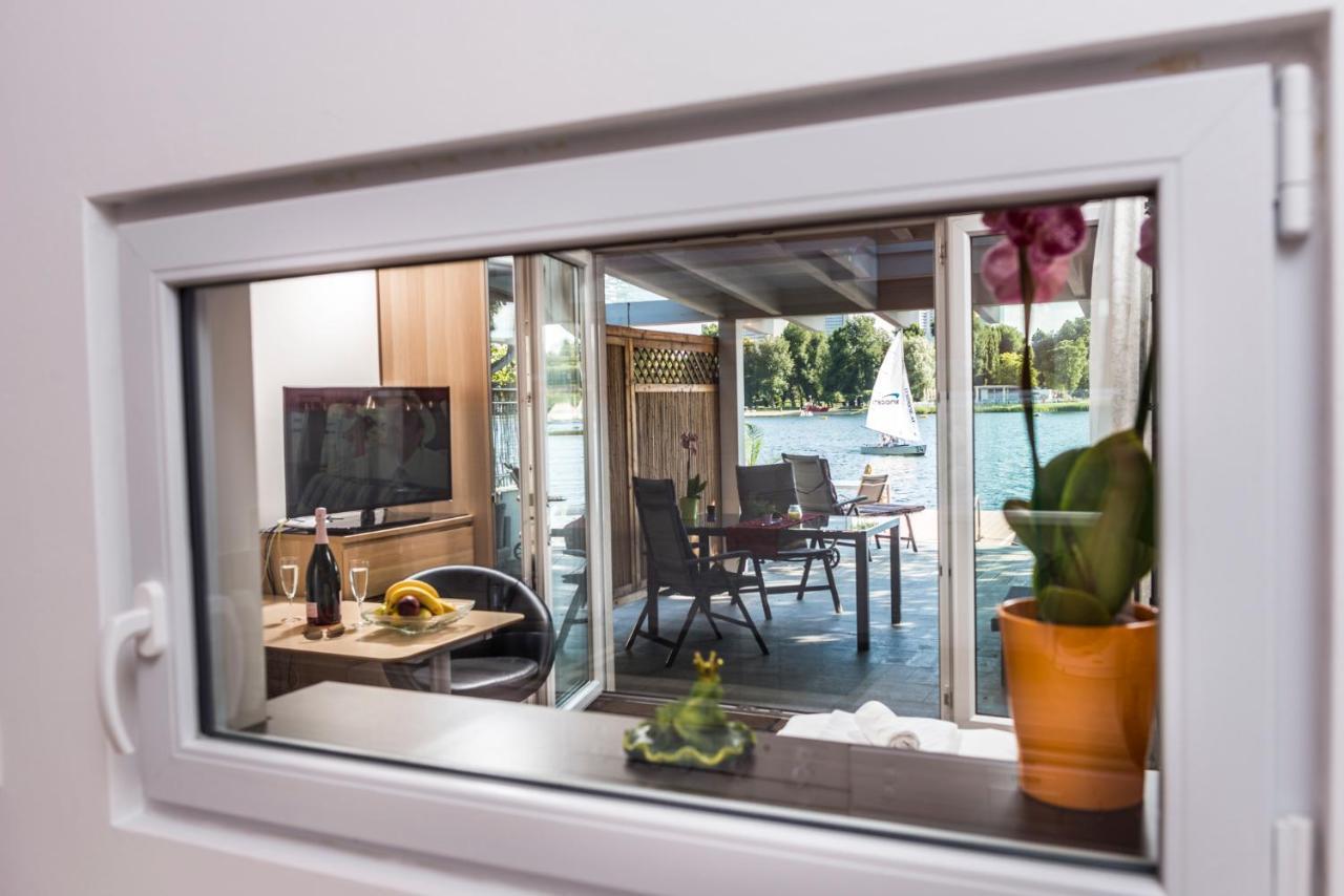 Ajo Apartments - Alte Donau Waterfront - Self-Check-In Bécs Kültér fotó