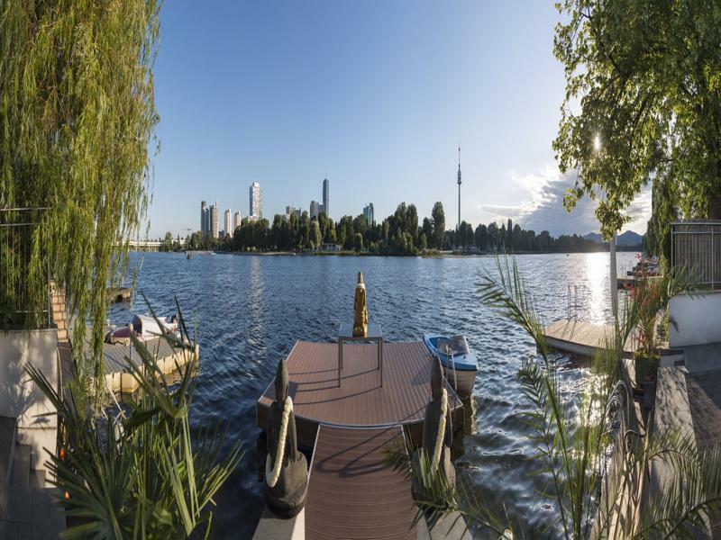 Ajo Apartments - Alte Donau Waterfront - Self-Check-In Bécs Kültér fotó